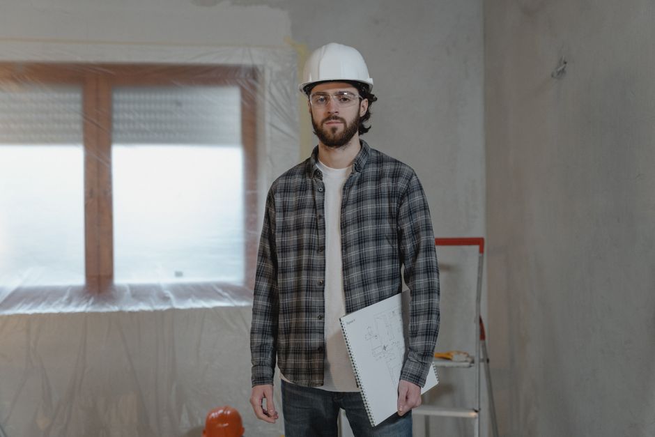 Expert contractors collaborating on a residential home remodeling project